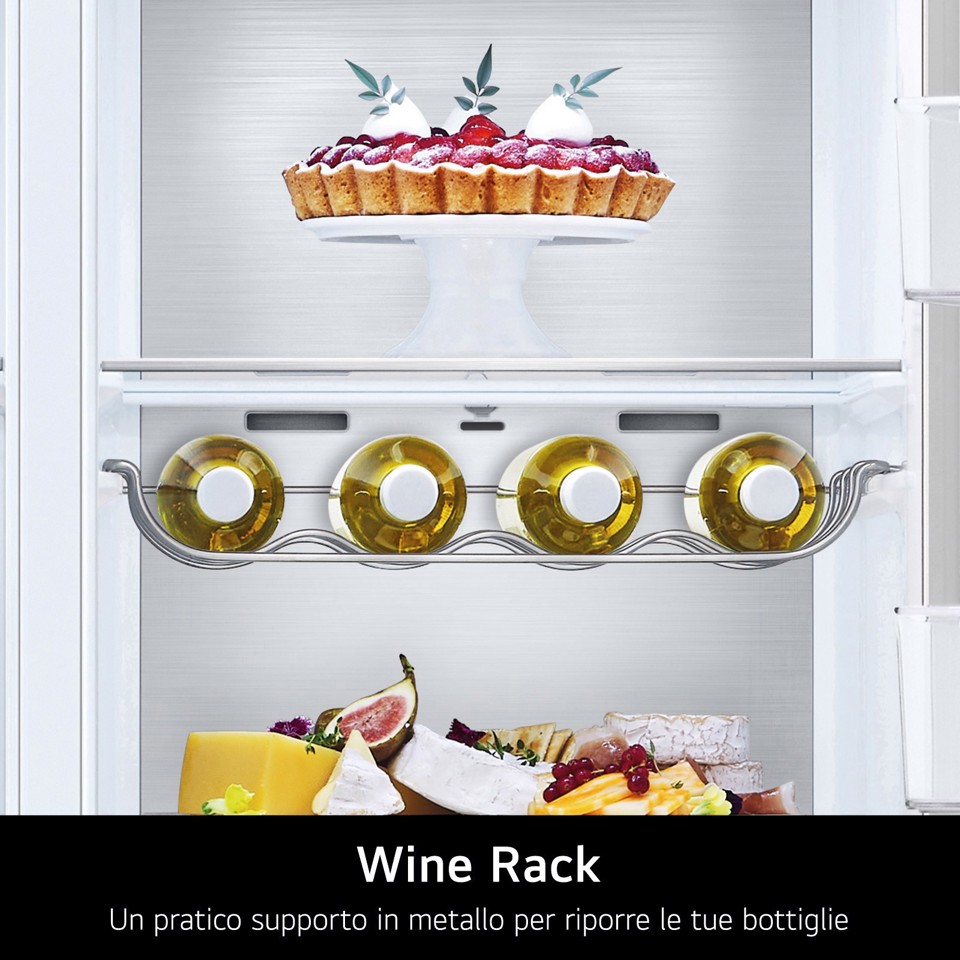 LG InstaView GSVV80PYLL frigorifero side-by-side Libera installazione 655 L E Argento