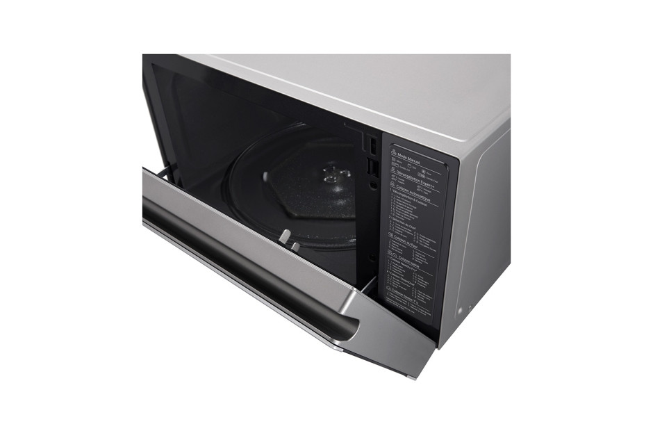 LG MJ3965ACS forno a microonde Superficie piana Microonde con grill 39 L 1350 W Acciaio inossidabile