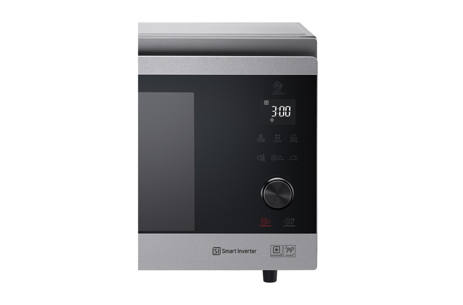 LG MJ3965ACS forno a microonde Superficie piana Microonde con grill 39 L 1350 W Acciaio inossidabile