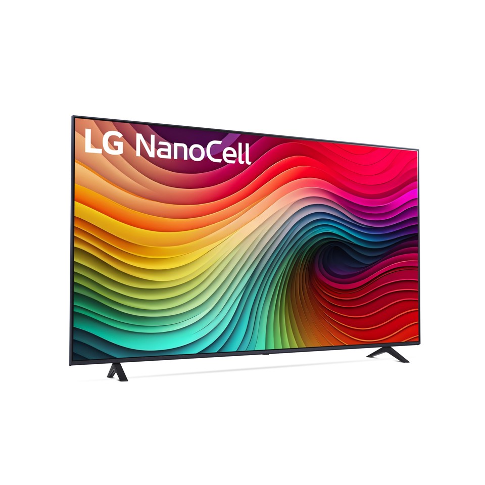 LG NanoCell 75'' Serie NANO82 75NANO82T6B, TV 4K, 3 HDMI, SMART TV 2024