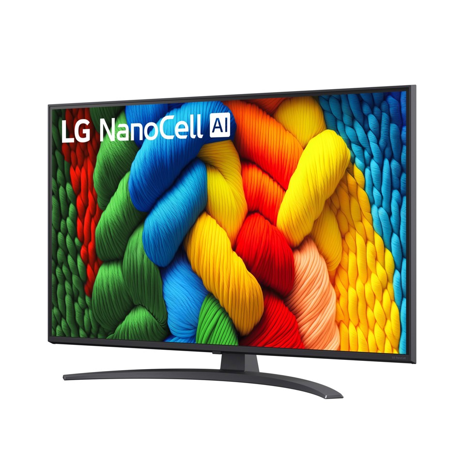 LG NanoCell AI 43NANO81A6A TV Serie NANO81 43'' 4K, α7 Gen8, HDR10, 20W, 3 HDMI con Game Optimizer, Smart TV WebOS 25
