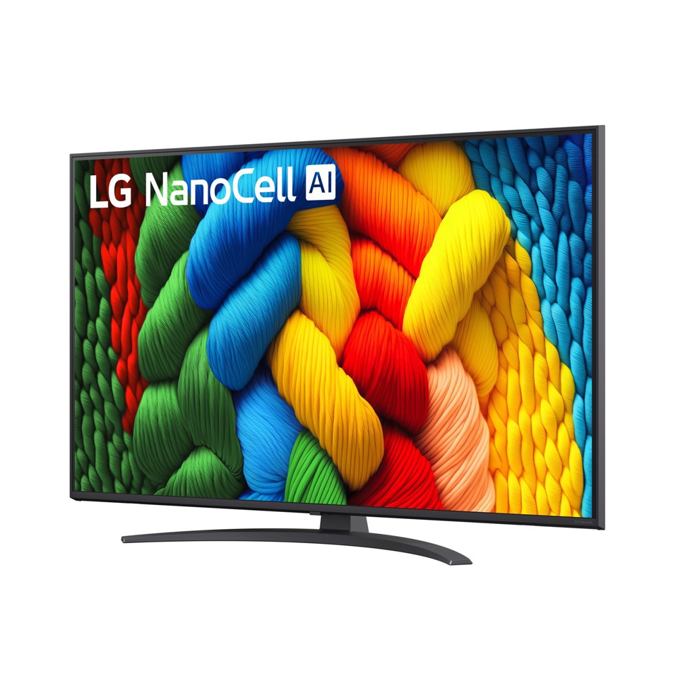 LG NanoCell AI 50NANO81A6A TV Serie NANO81 50'' 4K, α7 Gen8, HDR10, 20W, 3 HDMI con Game Optimizer, Smart TV WebOS 25