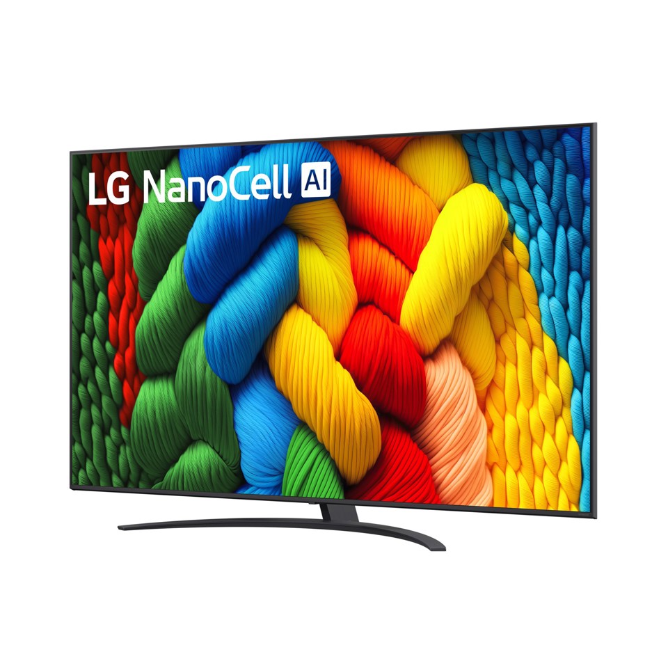 LG NanoCell AI 86NANO81A6A TV Serie NANO81 86'' 4K, α7 Gen8, HDR10, 20W, 3 HDMI con Game Optimizer, Smart TV WebOS 25