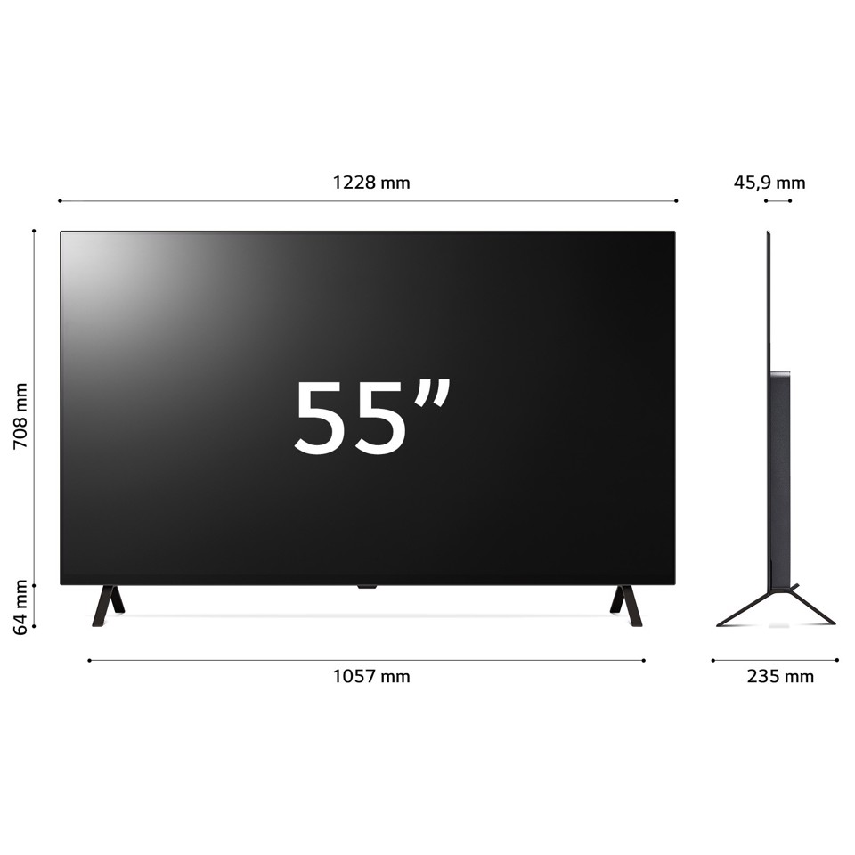 LG OLED B4 55'' Serie OLED55B46LA,TV 4K, 4 HDMI, Dolby Vision, SMART TV 2024, Calman AutoCal Calibration