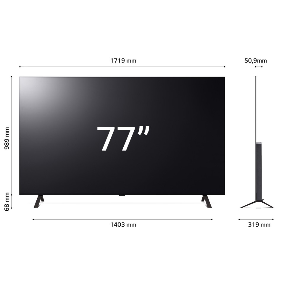 LG OLED B4 77'' Serie OLED77B42LA,TV 4K, 4 HDMI, Dolby Vision, SMART TV 2024