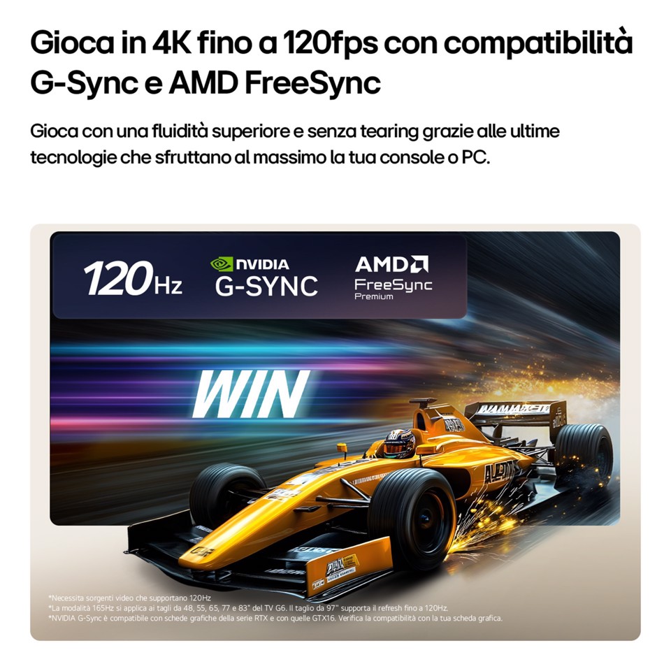 LG OLED evo AI 97'' Serie G6 OLED97G64LW, 4K, Brightness Booster, Staffa a filo muro inclusa, G-Sync, SMART TV 2026
