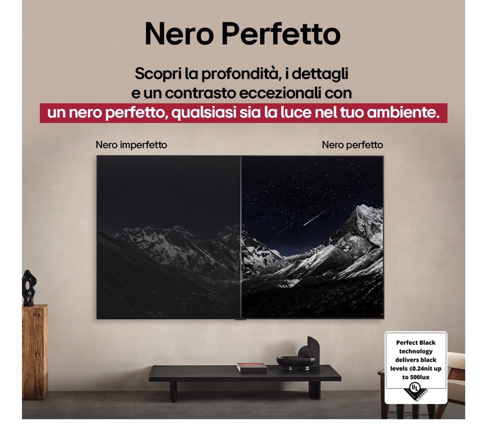 LG OLED evo AI OLED42C54LA 106,7 cm (42") 4K Ultra HD Smart TV Wi-Fi Nero