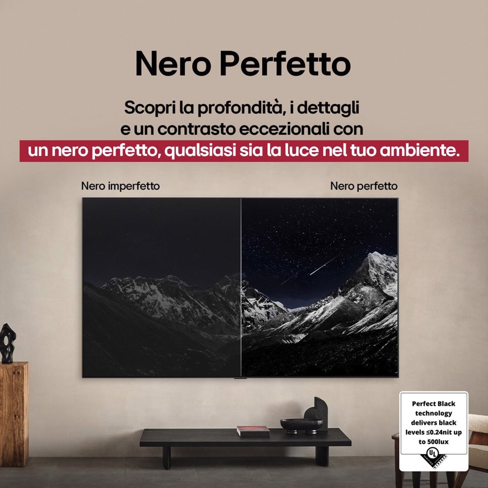 LG OLED evo AI OLED42C55LA TV Serie C5 42'' 4K, α9 Gen8, Dolby Vision, 20W, 4 HDMI, VRR 144Hz, Smart TV WebOS 25