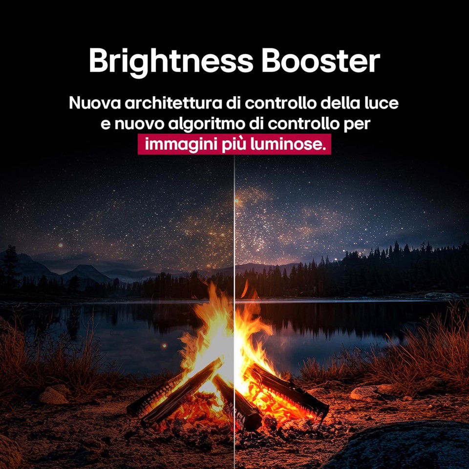 LG OLED evo AI OLED55C55LA TV Serie C5 55'' 4K, α9 Gen8, Brightness Booster, 40W, 4 HDMI, VRR 144Hz, Smart TV WebOS 25