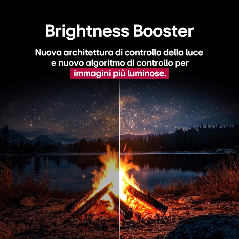 LG OLED evo AI OLED55C55LA TV Serie C5 55'' 4K, α9 Gen8, Brightness Booster, 40W, 4 HDMI, VRR 144Hz, Smart TV WebOS 25
