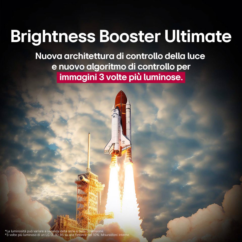 LG OLED evo AI OLED97G54LW TV Serie G5 97'' 4K, α11 Gen2, Brightness Booster Max, 60W, 4 HDMI 165Hz, Smart TV 2025 prodotto di esposizione pari al nuovo