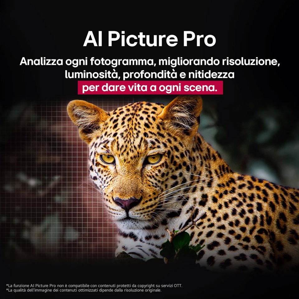 LG OLED evo AI OLED97G54LW TV Serie G5 97'' 4K, α11 Gen2, Brightness Booster Max, 60W, 4 HDMI 165Hz, Smart TV 2025 prodotto di esposizione pari al nuovo