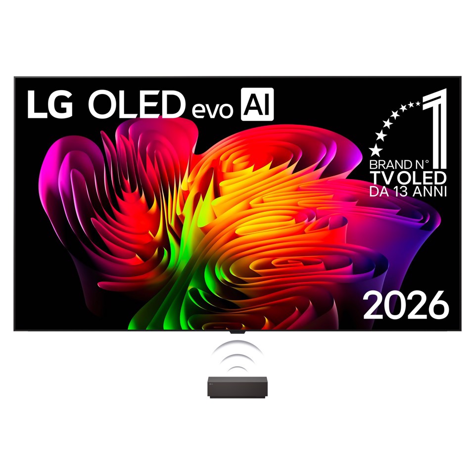 LG OLED evo AI Wallpaper TV 83'' W6 OLED83W69LA, 4K, spessore 9,9mm, True Wireless, Staffe filo muro SMART TV 2026