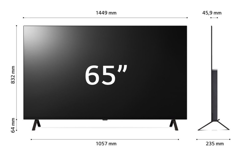 LG OLED OLED65B4ELA 165,1 cm (65") 4K Ultra HD Smart TV Wi-Fi Nero