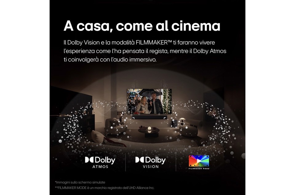 LG OLED48C43LA TV 121,9 cm (48") 4K Ultra HD Smart TV Wi-Fi Nero