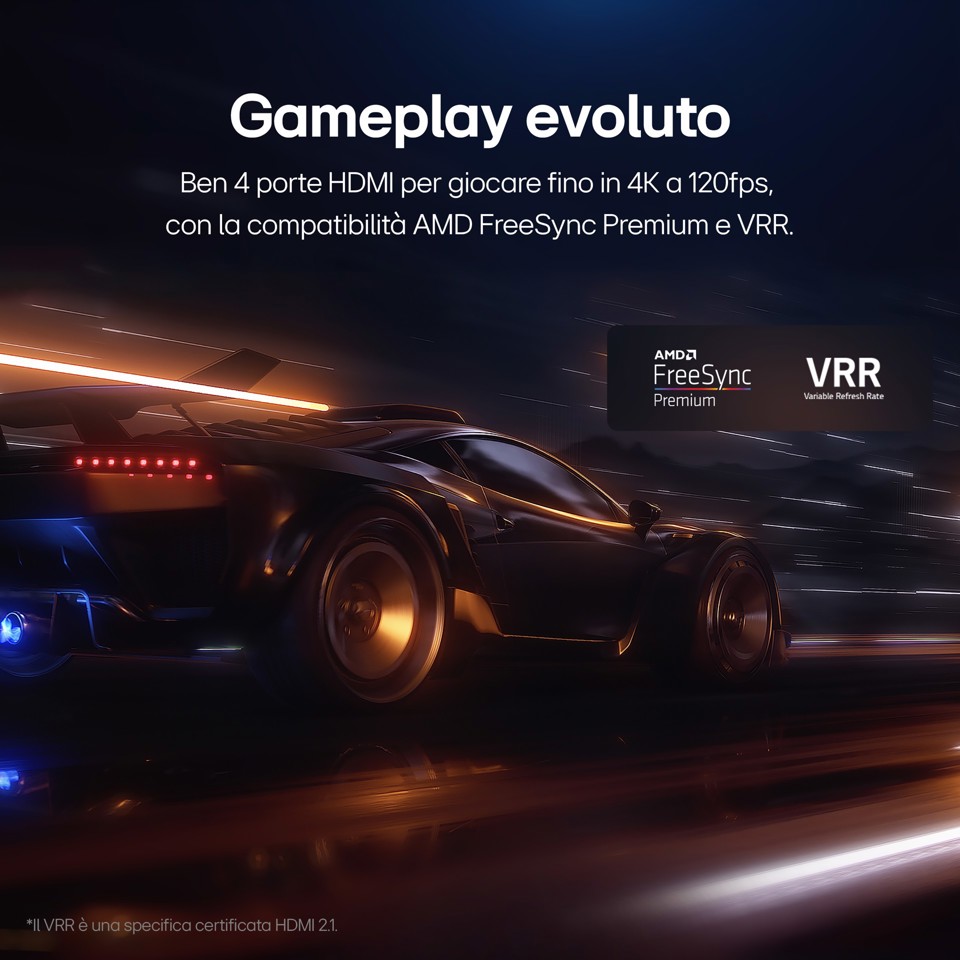 LG QNED 55'' Serie QNED86 55QNED86T6A, TV 4K, 4 HDMI, SMART TV 2024