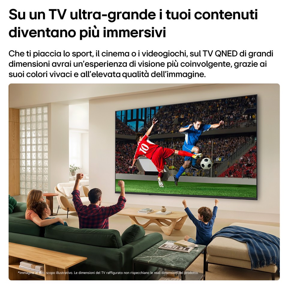 LG QNED AI MiniLED 75'' Serie QNED70B 75QNED70B6A, 4K, AI Magic Remote, 100% Volume colore, 3 HDMI, 20W, SMART TV 2026