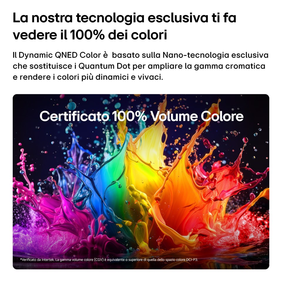 LG QNED AI MiniLED 75'' Serie QNED70B 75QNED70B6A, 4K, AI Magic Remote, 100% Volume colore, 3 HDMI, 20W, SMART TV 2026