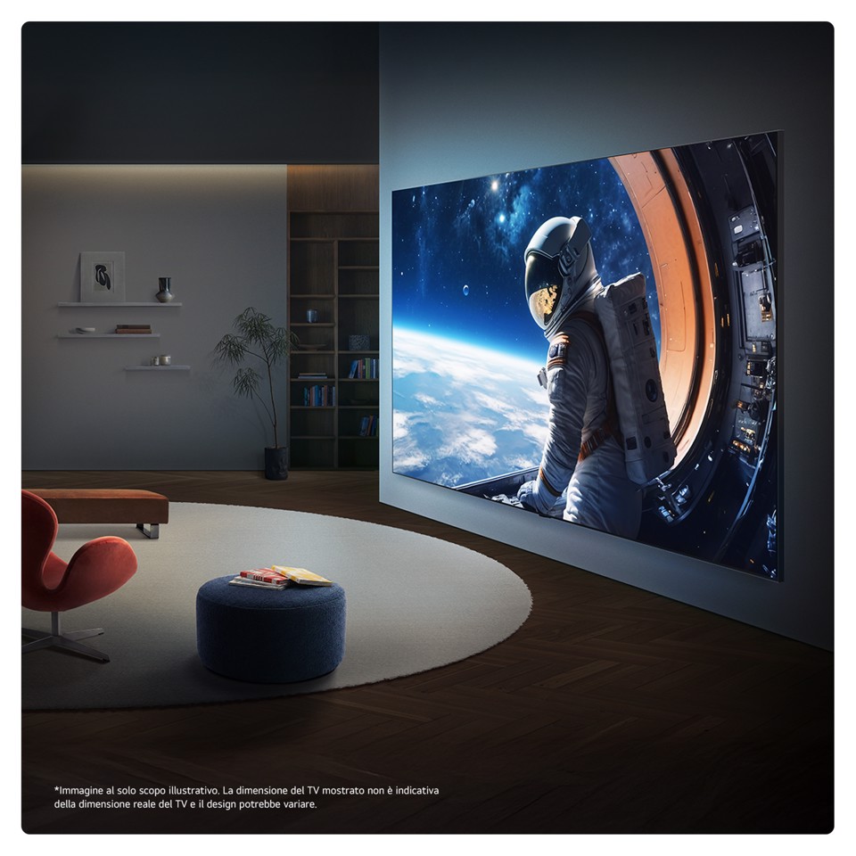 LG QNED evo AI MiniLED 100'' Serie QNED87B 100QNED87B6, 4K, Dolby Vision, Processore α8 Gen3, VRR 144Hz, SMART TV 2026