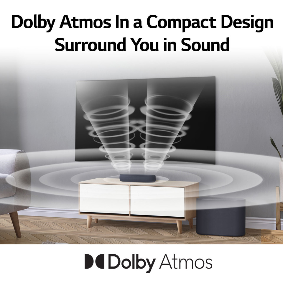 LG QP5.DEUSLLK altoparlante soundbar Nero 3.1.2 canali 320 W