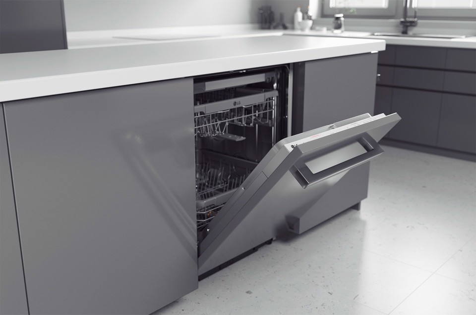 LG QuadWash DB365TXS Lavastoviglie a scomparsa totale Classe B 14 coperti Vapore Wi-Fi