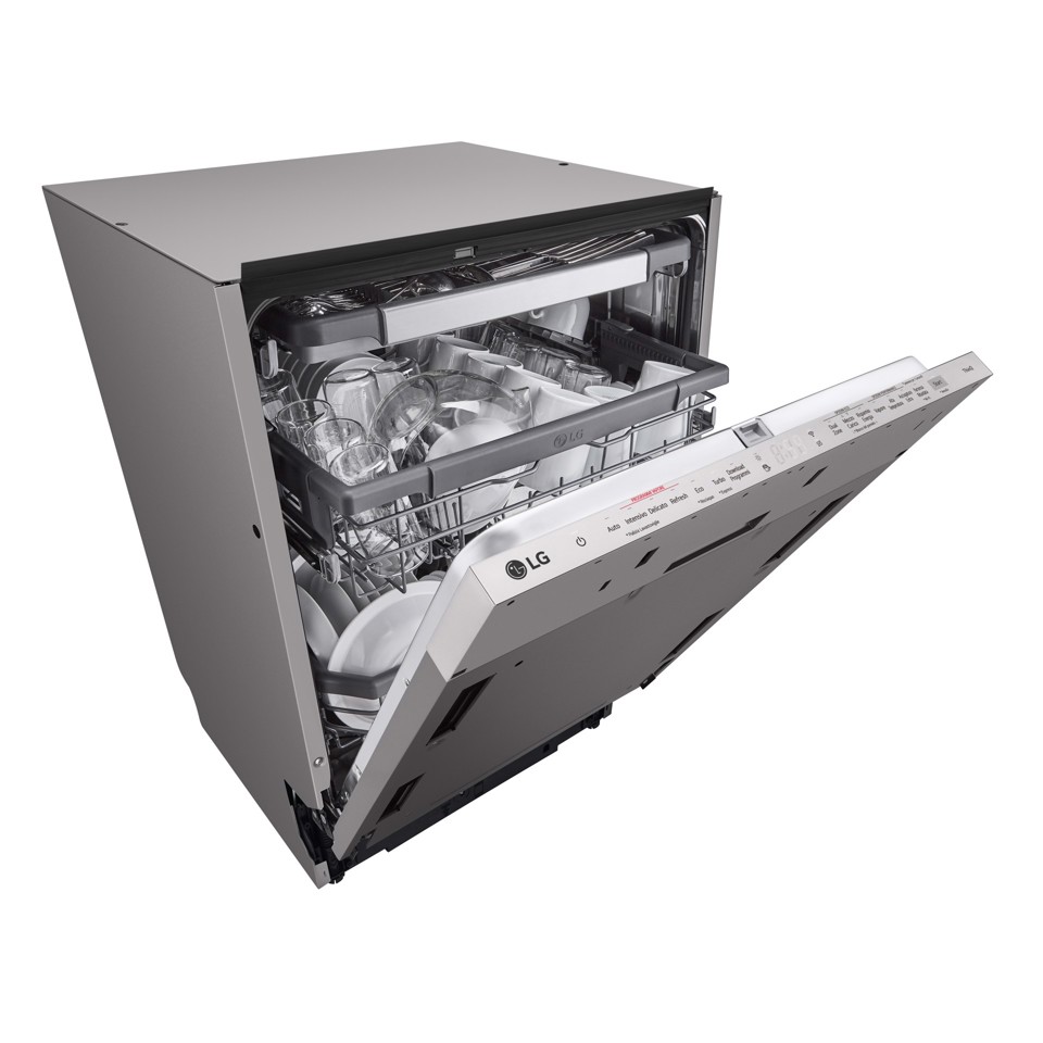 LG QuadWash DB365TXS Lavastoviglie a scomparsa totale Classe B 14 coperti Vapore Wi-Fi