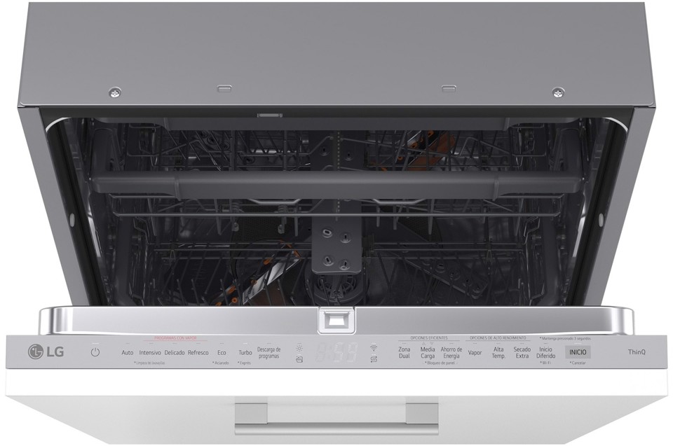 LG QuadWash DB375TXS Lavastoviglie a scomparsa totale Classe A 14 coperti Vapore Wi-Fi