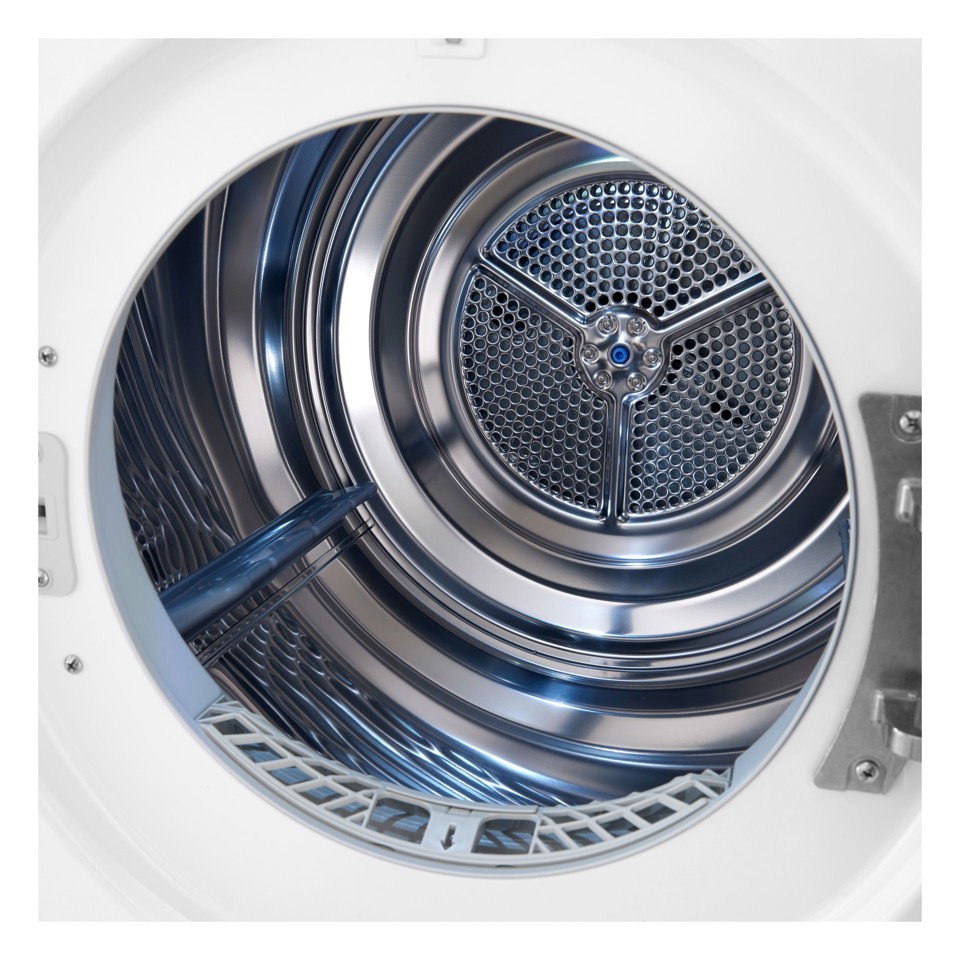 LG RC90V9AV2W Asciugatrice 9 kg Pompa di Calore Libera installazione Carica frontale C