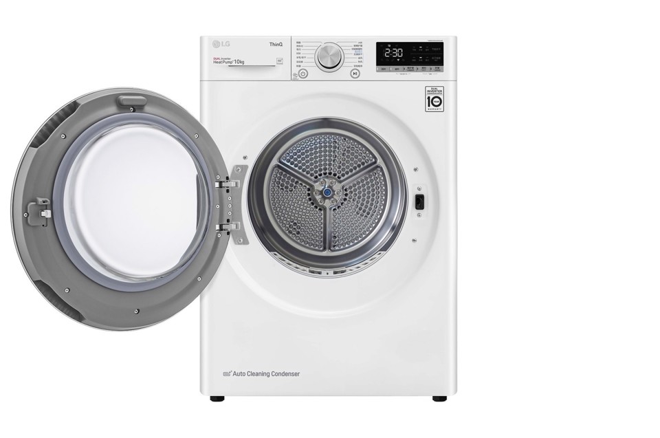 LG RH10V9AV4W asciugatrice Libera installazione Caricamento frontale 10 kg Bianco