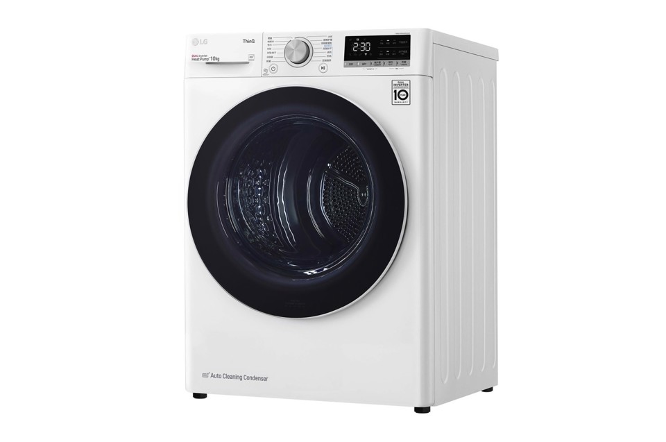 LG RH10V9AV4W asciugatrice Libera installazione Caricamento frontale 10 kg Bianco