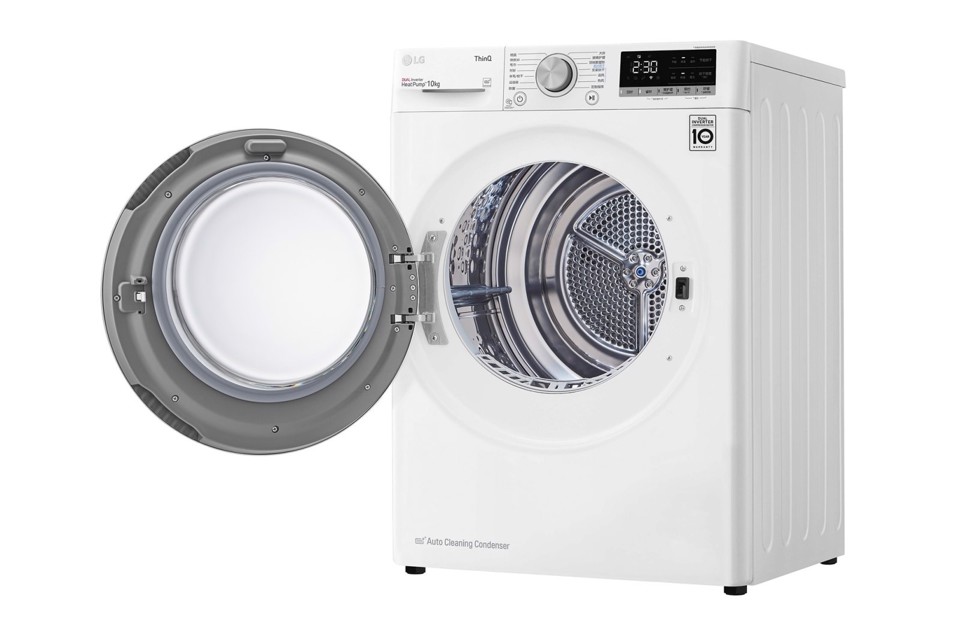LG RH10V9AV4W asciugatrice Libera installazione Caricamento frontale 10 kg Bianco