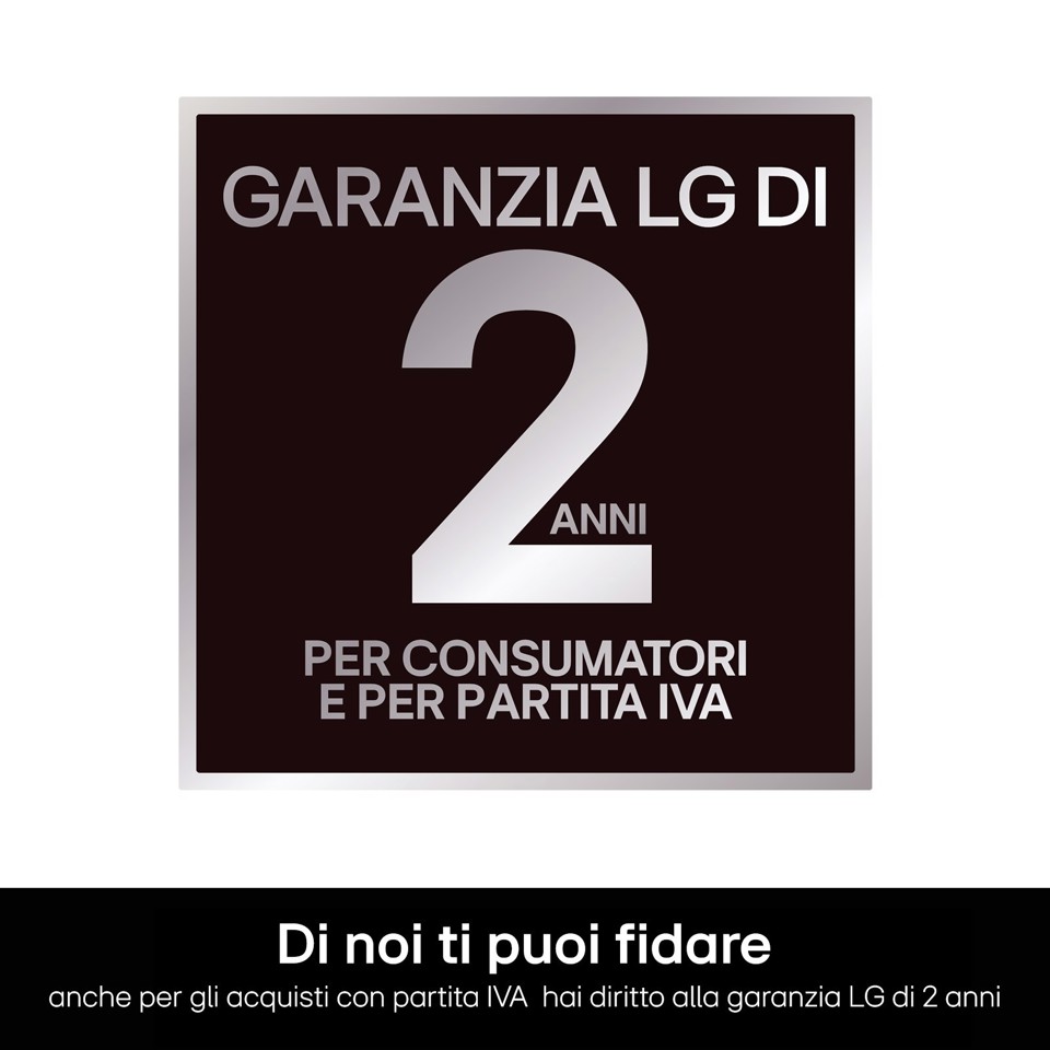 LG RH18U8AVCW Asciugatrice 18kg Pompa di calore DUAL Inverter Classe D, Motore Direct Drive, AI Dry, Wi-Fi, Bianca