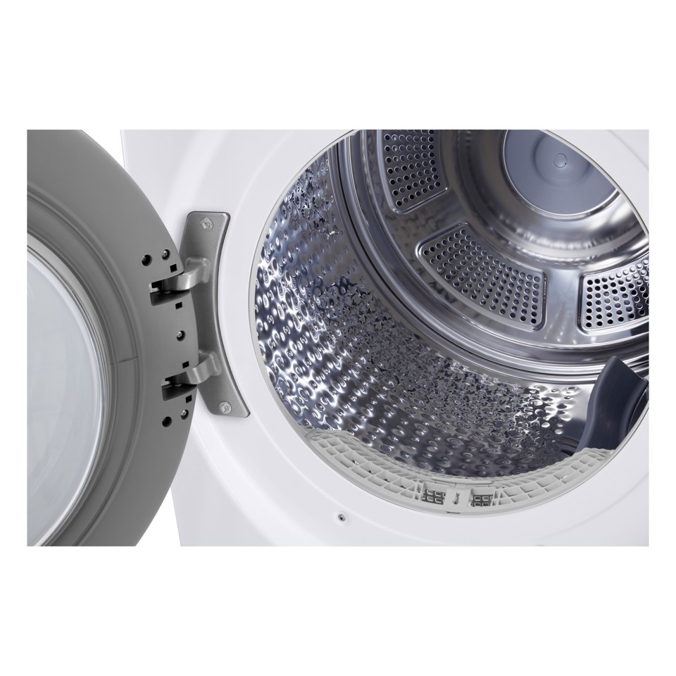 LG RH18U8AVCW Asciugatrice 18kg Pompa di calore DUAL Inverter Classe D, Motore Direct Drive, AI Dry, Wi-Fi, Bianca