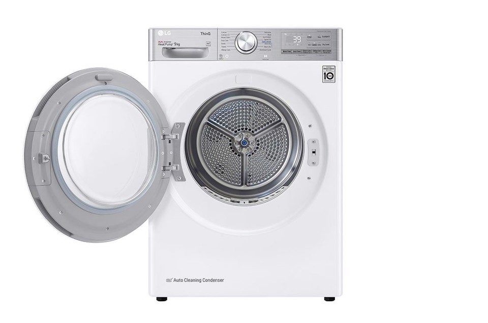 LG RH90V9AV2QR asciugatrice Libera installazione Caricamento frontale 9 kg Bianco