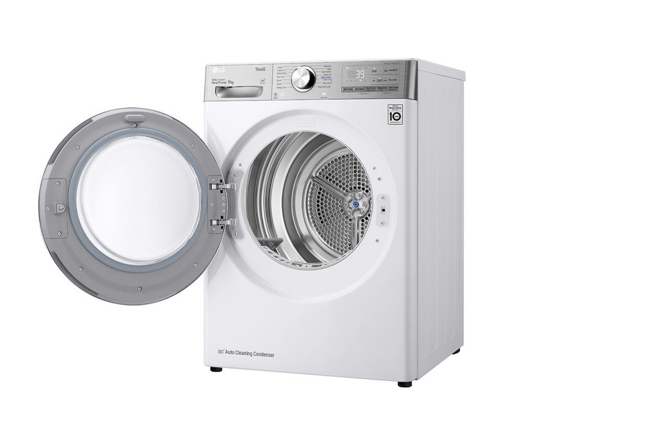 LG RH90V9AV2QR asciugatrice Libera installazione Caricamento frontale 9 kg Bianco