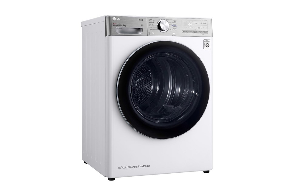 LG RH90V9AV2QR asciugatrice Libera installazione Caricamento frontale 9 kg Bianco