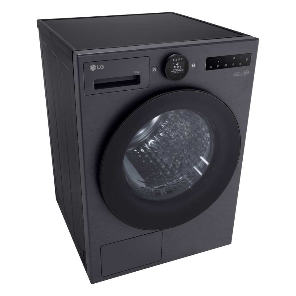 LG RHX7010TBB Asciugatrice Intelligente AI Dry 10 kg Classe C Nero