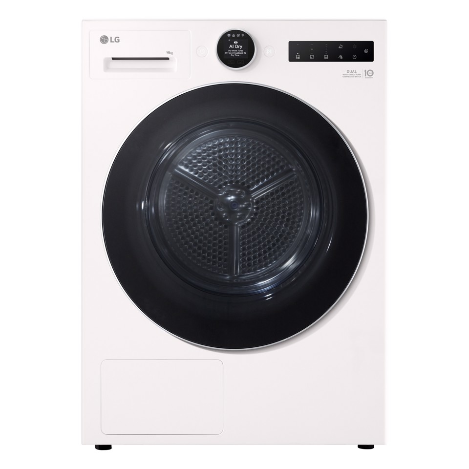 LG RHX9009TWC Asciugatrice Intelligente AI Dry 9 kg Classe A Bianco