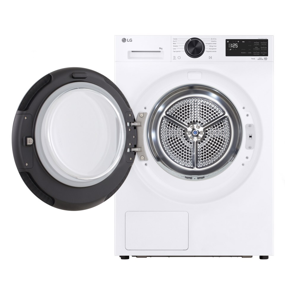 LG RNX5008TLB Asciugatrice Intelligente AI Dry 8 kg Classe B Bianco