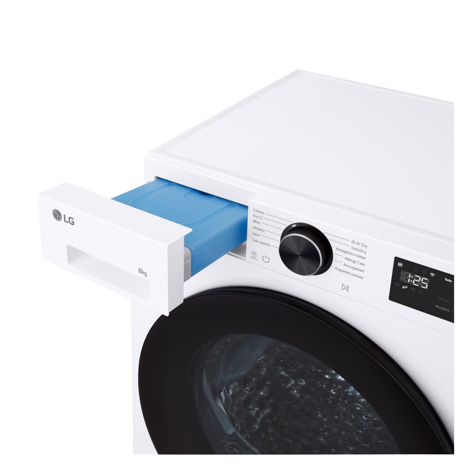 LG RNX5008TLB Asciugatrice Intelligente AI Dry 8 kg Classe B Bianco