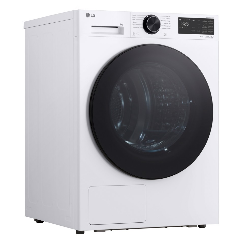LG RNX5008TLB Asciugatrice Intelligente AI Dry 8 kg Classe B Bianco