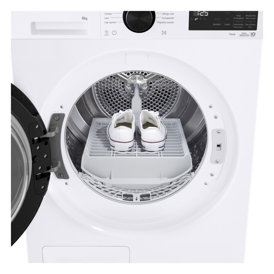 LG RNX5008TLB Asciugatrice Intelligente AI Dry 8 kg Classe B Bianco
