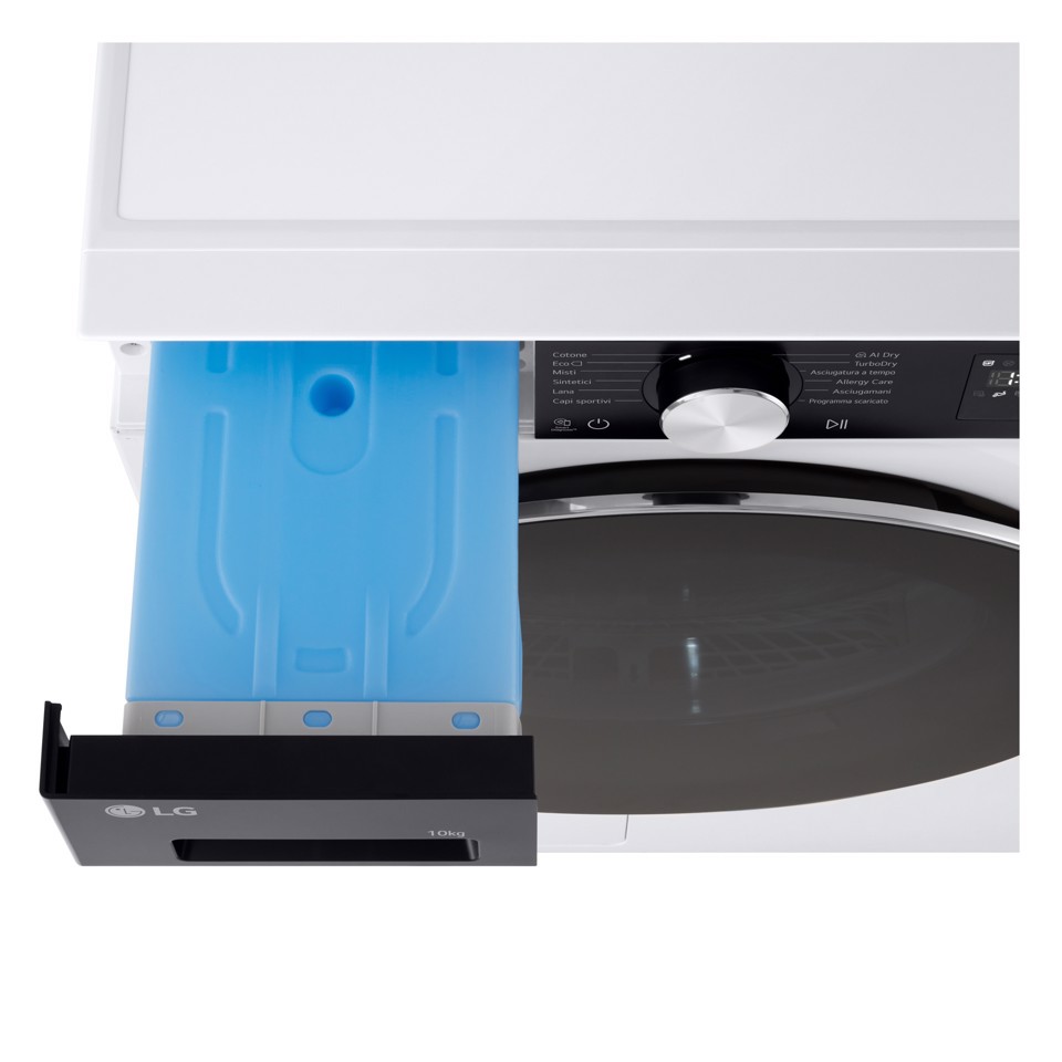 LG RNX5010TKC Asciugatrice Intelligente AI Dry10 kg Classe C Bianco