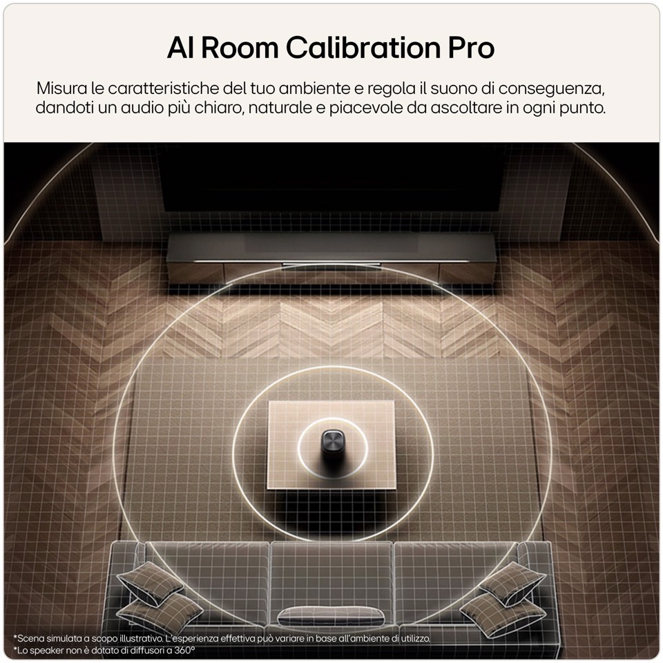 LG Sound Suite M5, Speaker wireless 1.1.1 canali con audio spaziale & Dolby Atmos FlexConnect
