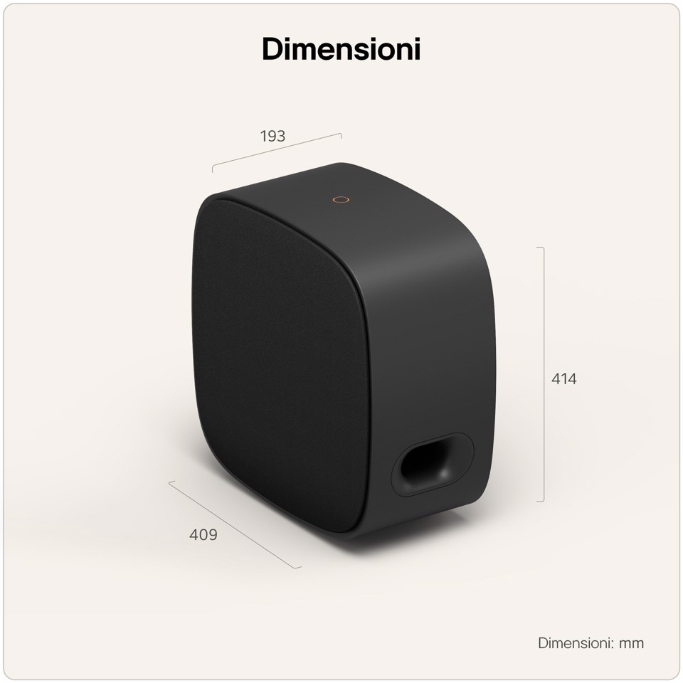 LG Sound Suite W7, Subwoofer Wireless per bassi profondi e immersivi