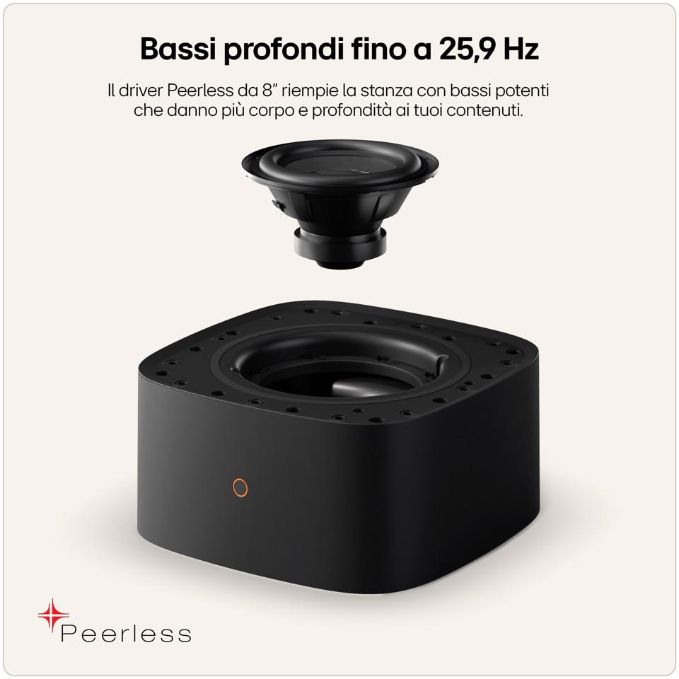 LG Sound Suite W7, Subwoofer Wireless per bassi profondi e immersivi