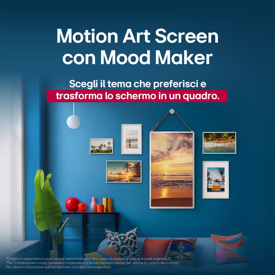 LG StanbyME 2 27LX6TDGA schermo super portatile 27'' touchscreen, webOS, HDMI, USB-C 2025