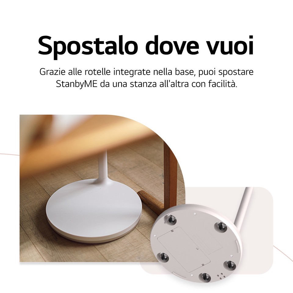 LG StanbyME 27ART10 Schermo 27'' Touchscreen, Base con ruote, Batteria, WebOS - RICONDIZIONATO GRADO A