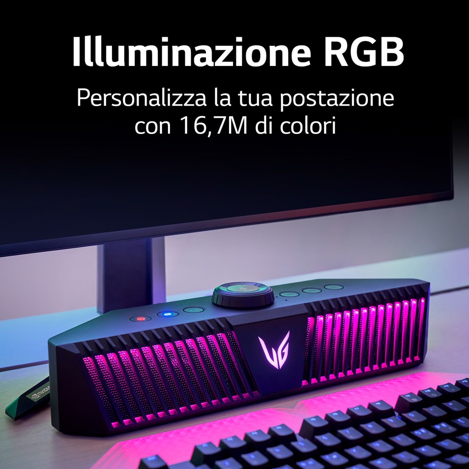 LG UltraGear GP9 speaker gaming con audio 3D e microfono integrato