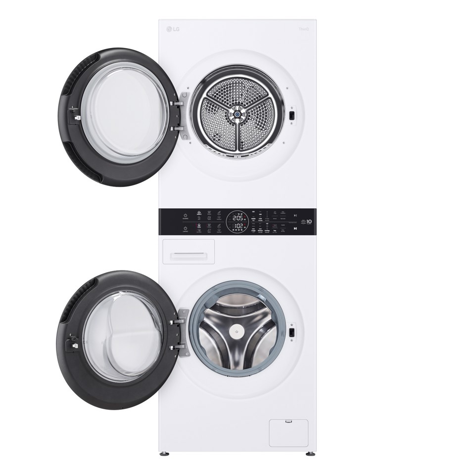 LG WashTower WT1210WWF Colonna Bucato 12/10kg AI DD, Classe A, Pannello unificato
